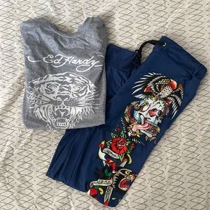 ed hardy pajama set